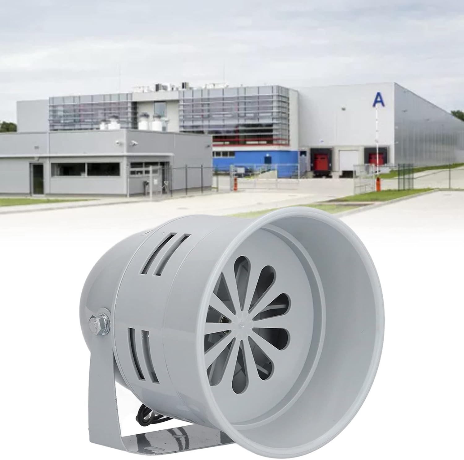 Plastic Motor Alarm High Sound Vintage Siren Horn for Schools Drive Alarm for Factories ABS Mini Motor Siren AC 200‑240V image number 1