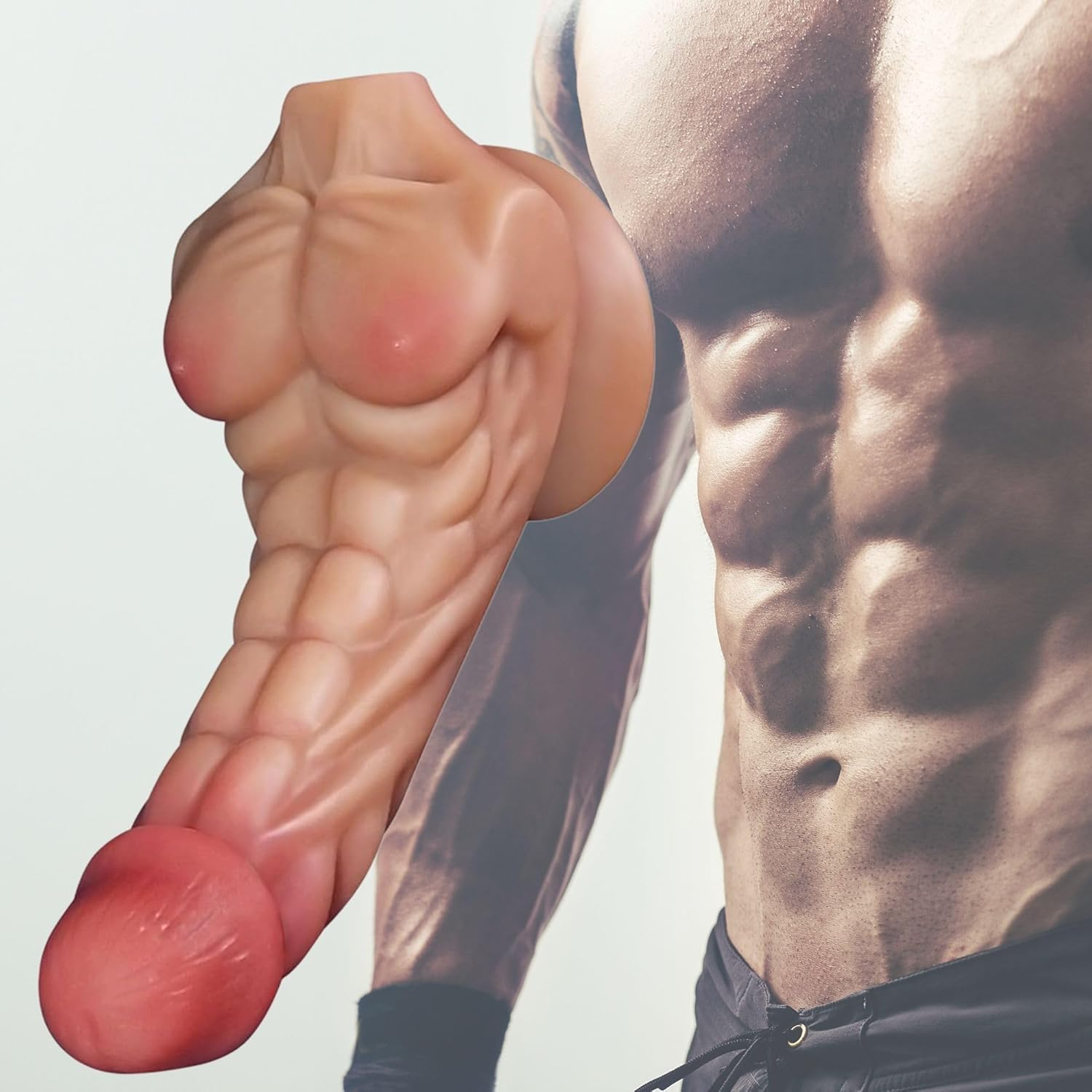 Ozfuns 7.5 Inch Premium Silicone Male Torso Dildo Flexible Dildo with Realistic Sexy Men'S Body Sex Toy for Men Women Couple Gay image number 3