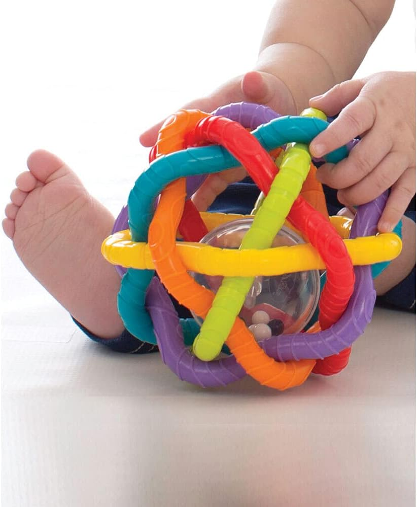 Playgro Ball - Interactive Sensory Development Toy for Babies 3+ Months - Boosts Touch, Movement Skills - Crawling Baby Toy