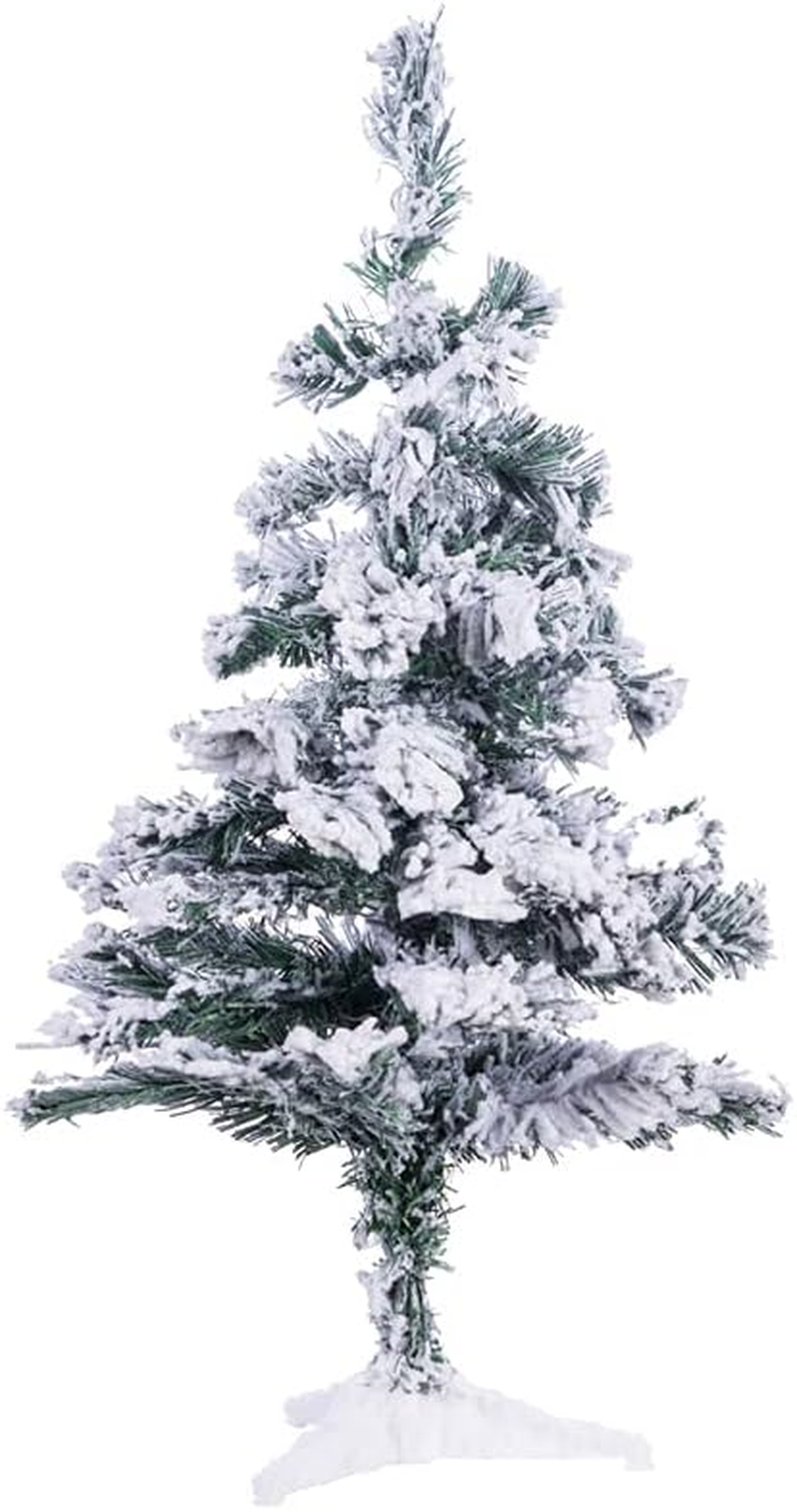 Perfect Holiday Christmas Tree, 8-Feet, Flocked Snow