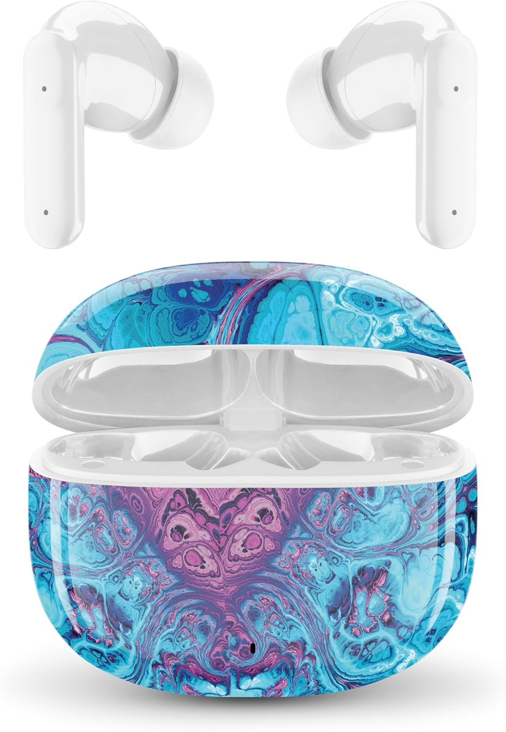 Music Sound - TWS Fantasy Bluetooth Headphones - In-Ear Design - Wireless - Charging Case - Microphone - Playback Time up to 25 Hours - Available in Many Colours and Patterns image number 2