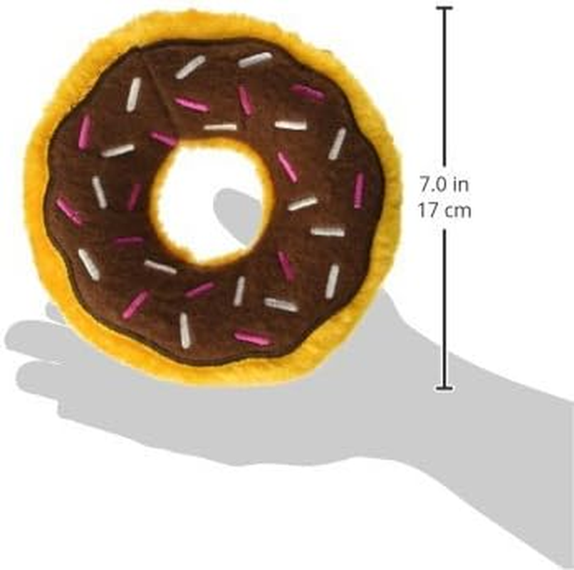 Zippypaws Plush Dog Squeaker Toy - Chocolate image number 4