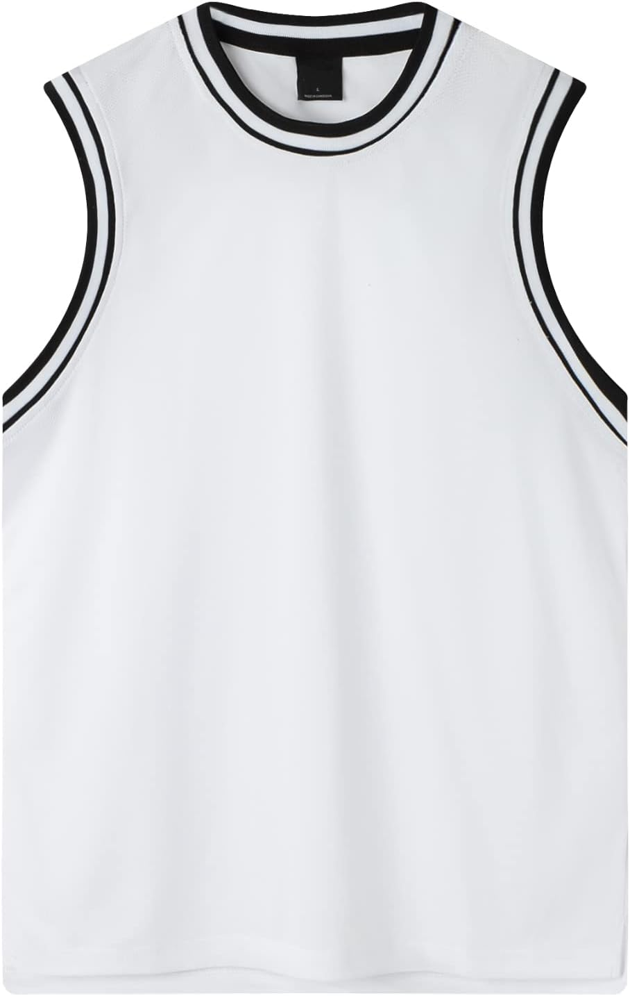 Mens Plain Basketball Jersey Gym Sports Basic Blank Sleeveless T Shirt Vest Tops image number 2