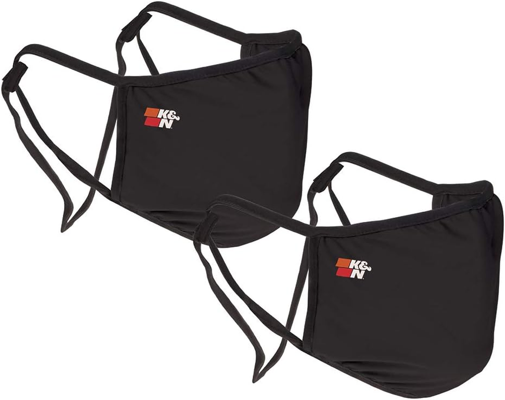 K&N 88-0500C Polyester Single Layer Reusable Face Mask, Camo (Set of 2) image number 4