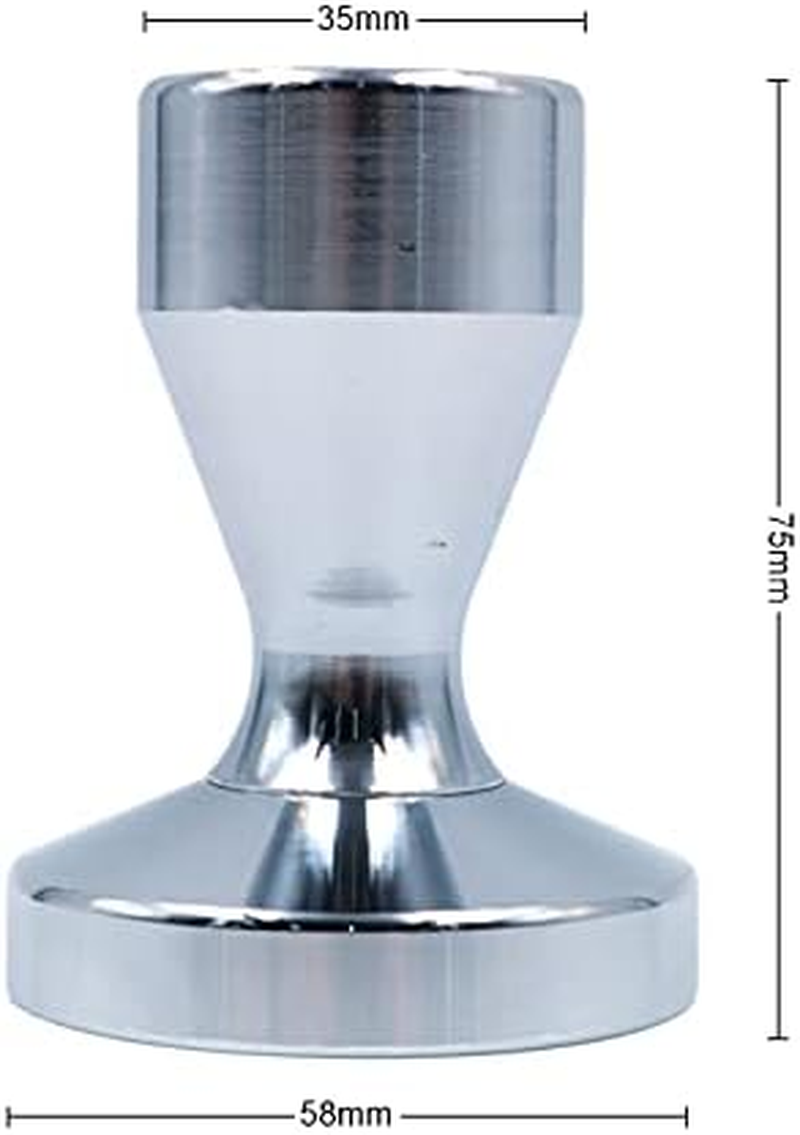 ZONADA Coffee Tamper, 58Mm Espresso Coffee Press, Stainless Steel Tamper with Silicone Tamper Mat for Coffee and Espresso, Tamping, Barista image number 4