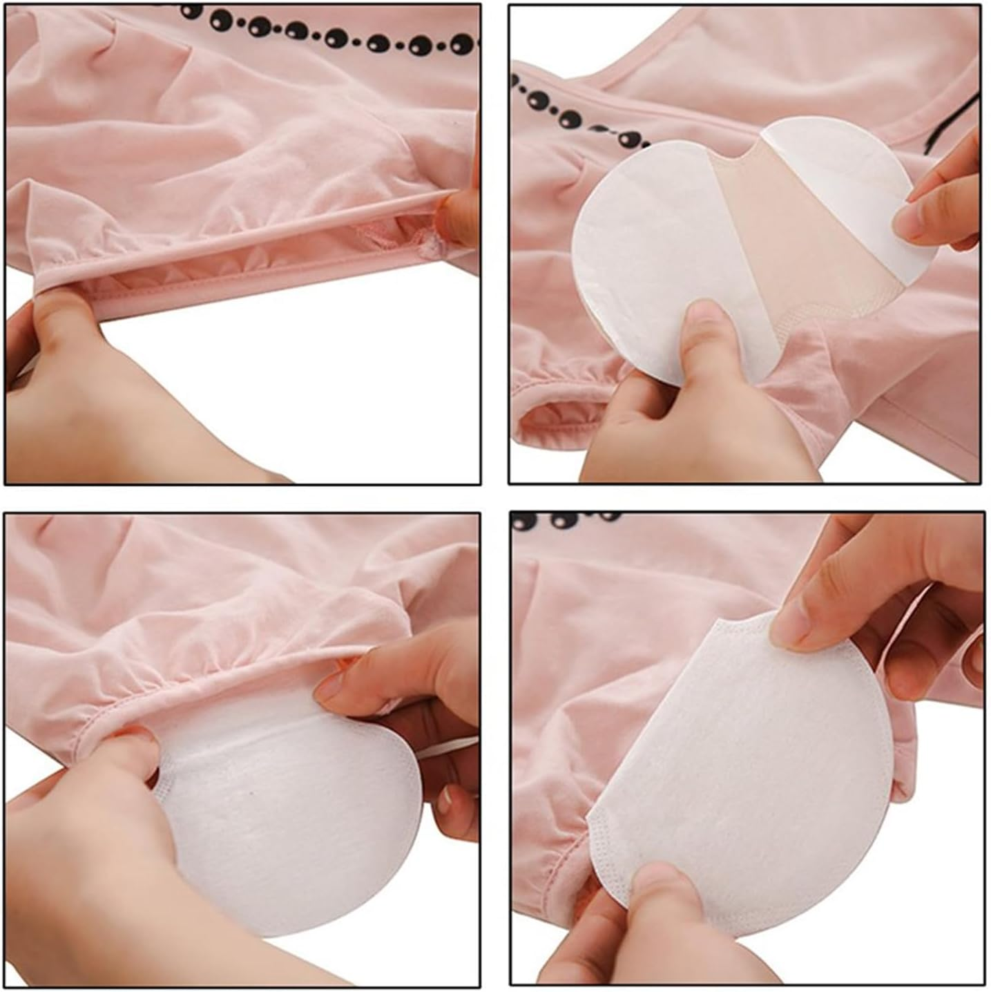 10 Pairs Disposable Underarm Sweat Pads, Strong Adhesive Armpit Sweat Pads for Women & Men,Anti-Sweat & Odor Absorbing Stickers, Invisible & Comfortable Sweat Shields for Shirts, Suits, All Day Protection image number 6
