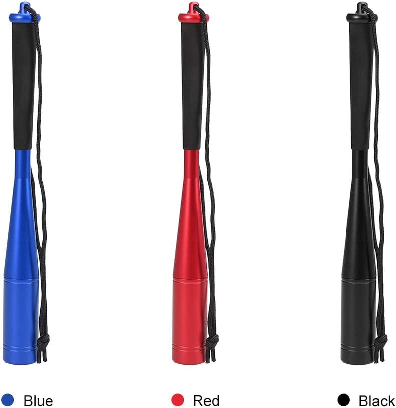 RCKEY Portable Aluminium Fish Hammer with Heavy Semi-Solid Head, Non-Slip EVA Grip, Lanyard - Black, 24.5Cm / 9.6In, 117G / 4Oz