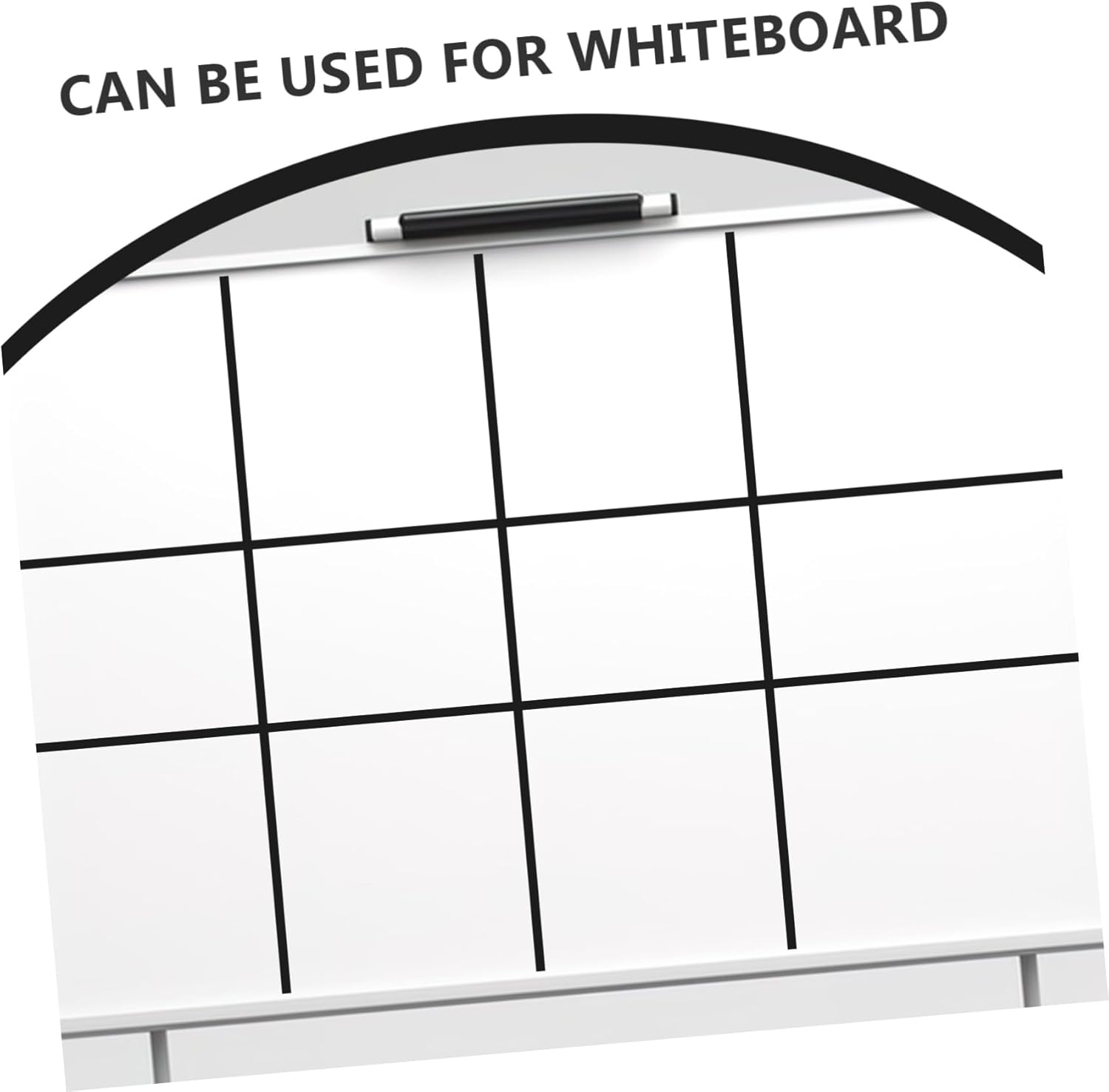 SHOWERORO 10Pcs Whiteboard Pinstripe Tape Adhesive Strips Non Marking Thin Washi Board Tape for Charts Mirror Craft Car Striping image number 1