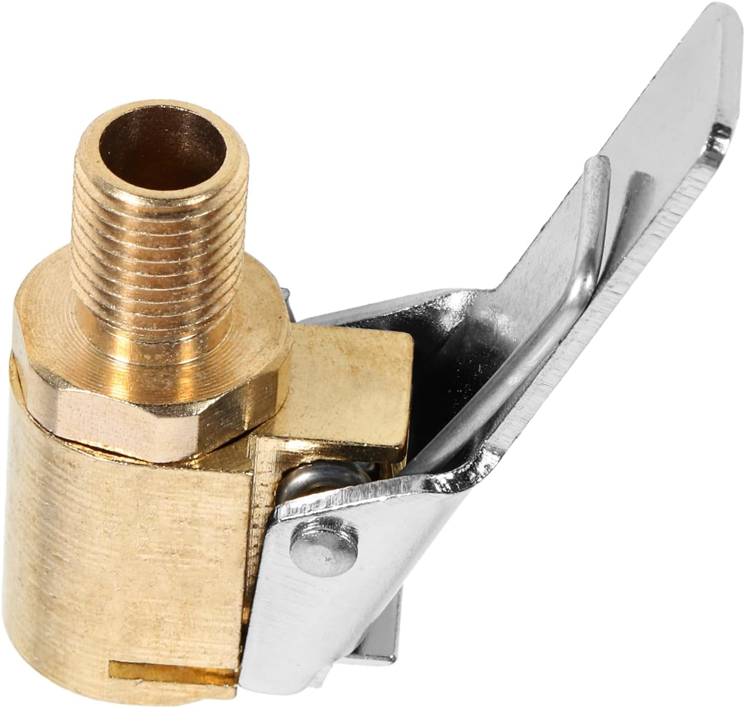 Milisten Car Inflator Pump Adapter Thread Nozzle Copper Quick Connect Lever Plug Accessory for Auto Tyre Wheels Compatible with Electric Air Pumps and Motorcycles