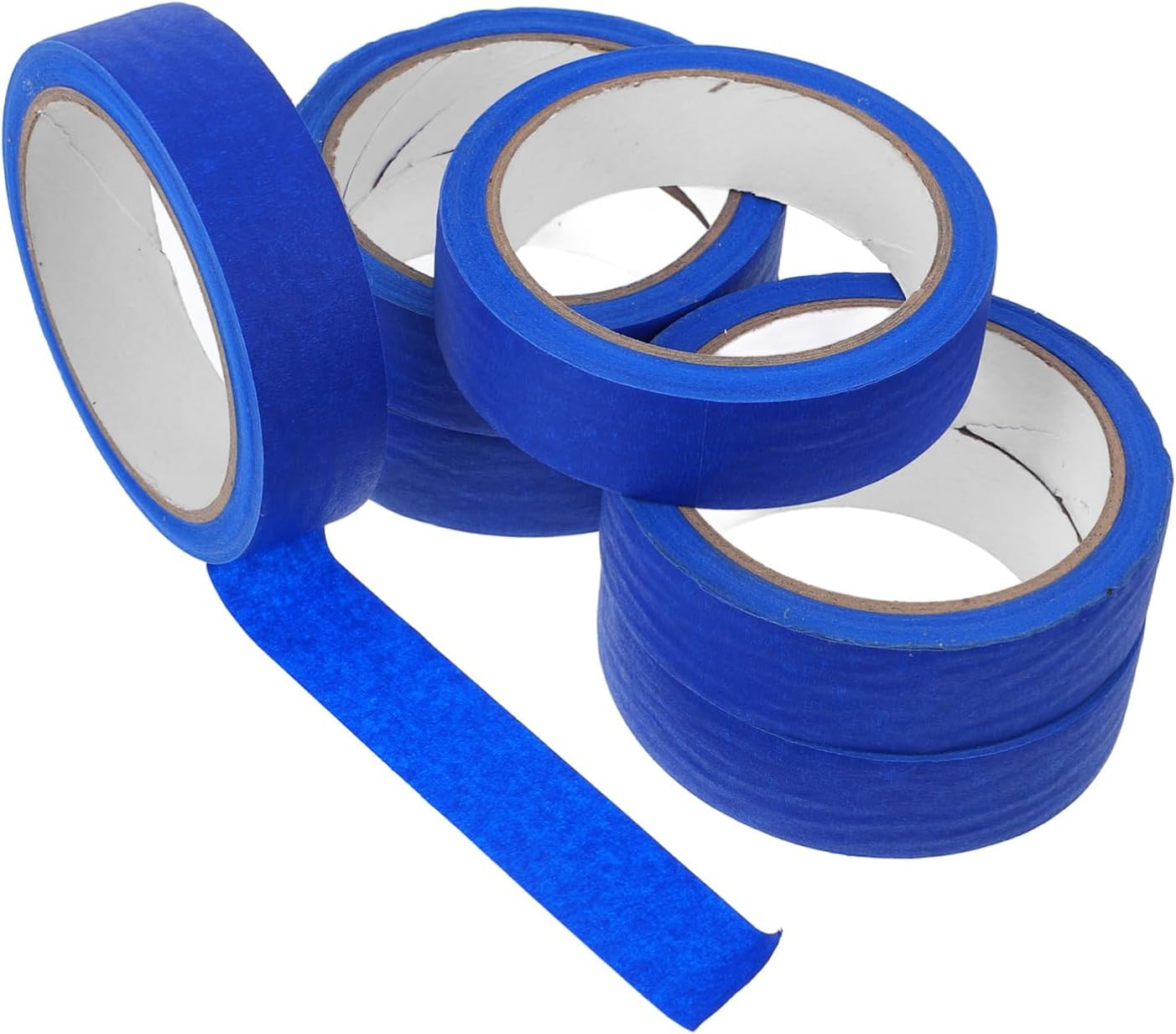 OSALADI 6Rolls Wide Strong Masking Tape Yards for Multi Purpose Painting DIY Crafts Decoration Adhesive Masking Paper