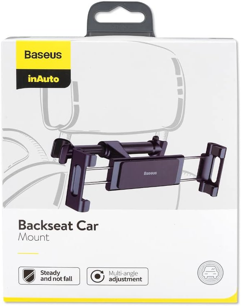 Baseus 360 Backseat Car Mount Bracket, Black image number 3