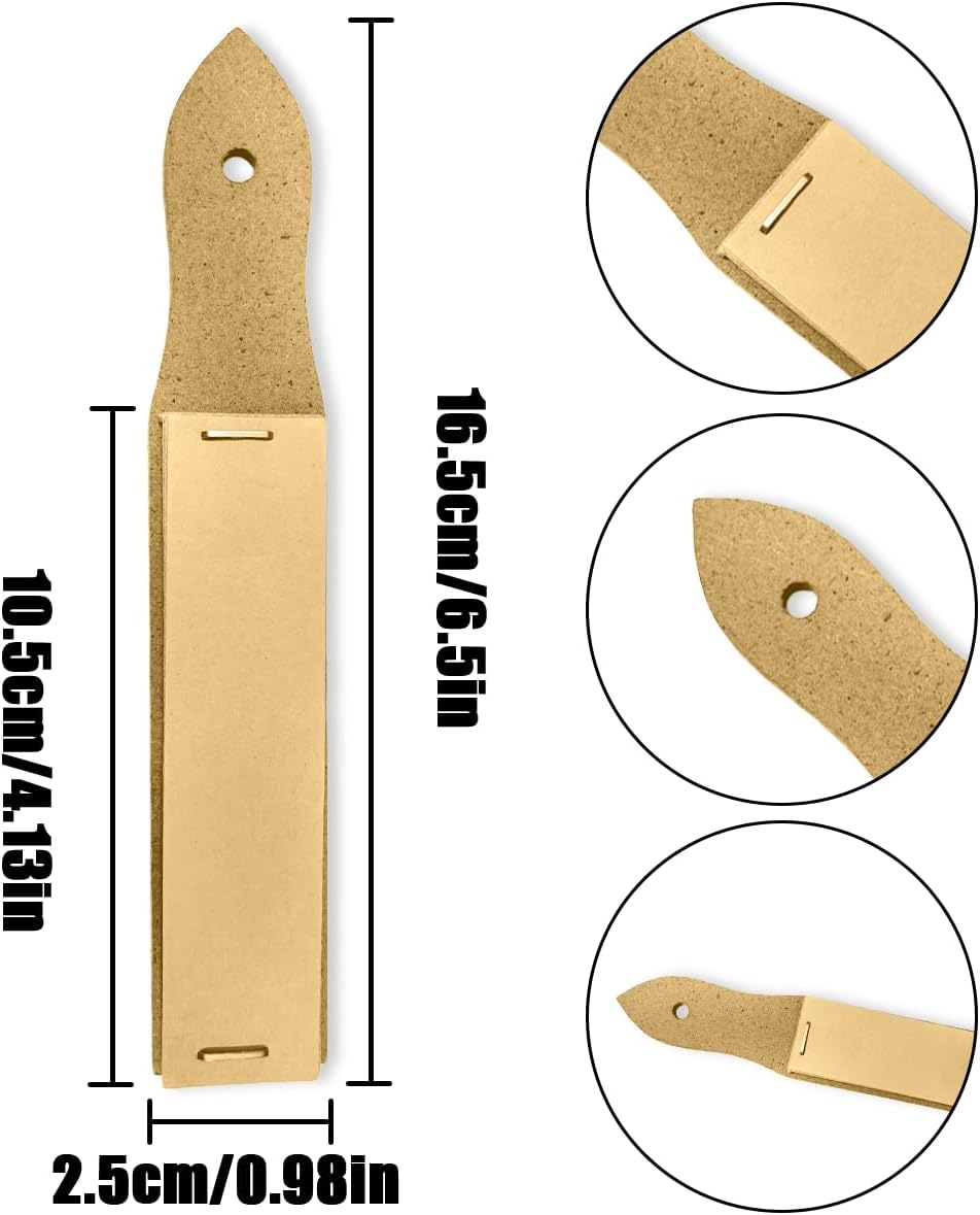 TEAONE Pencil Sanding Block, 2 PCS Charcoal Sandpaper for Charcoal Pencils, Pastel Sticks (16 X 3Cm/6.29 X 1.18In) image number 5