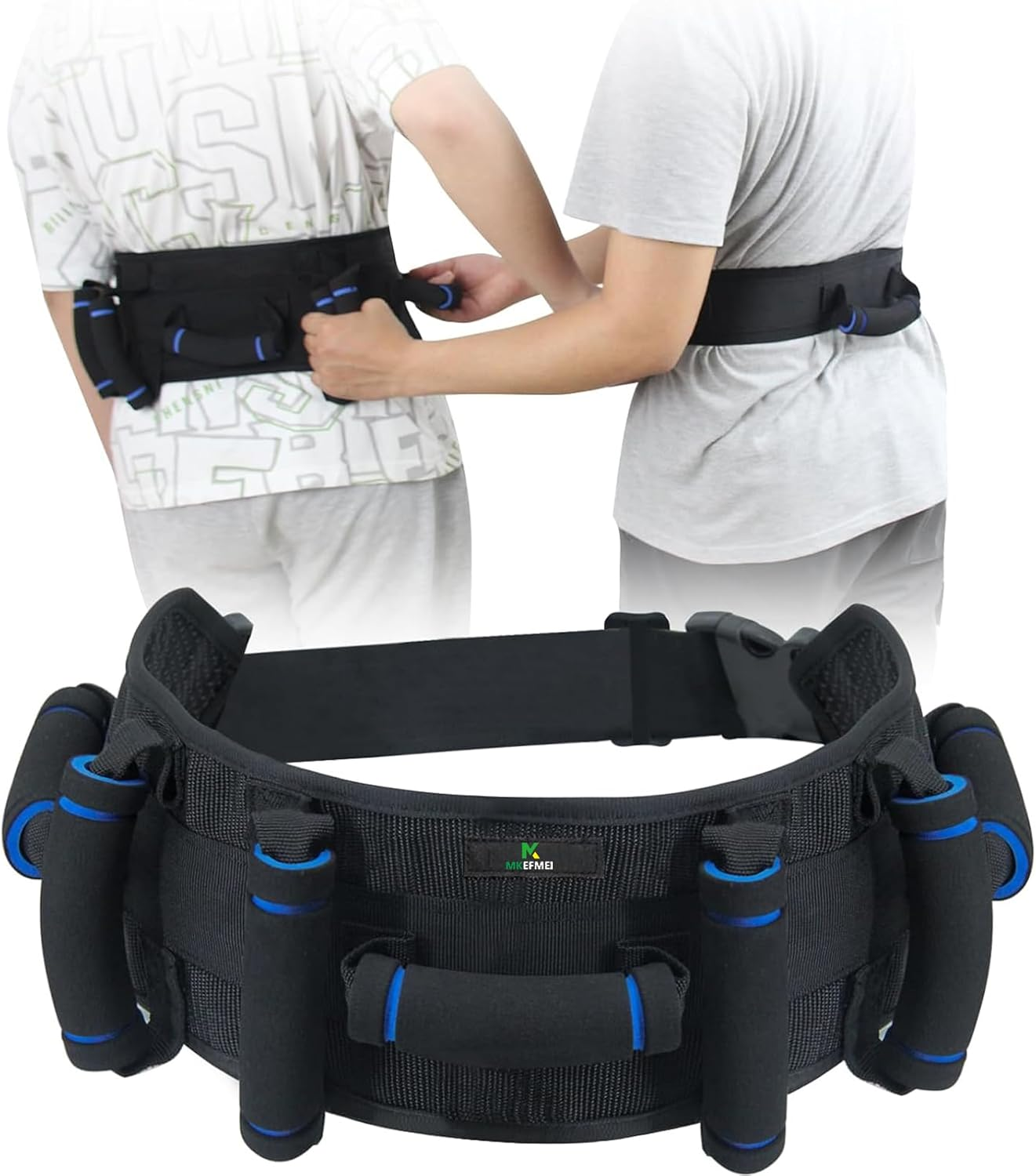 Gait Belts Transfer Belt for Seniors with Handles, Gate Belts Medical for Elderly, Gait Belts for Seniors, Lift Belts Quick Release Buckle, Medical Nursing Safety Belt Patient Assist image number 2