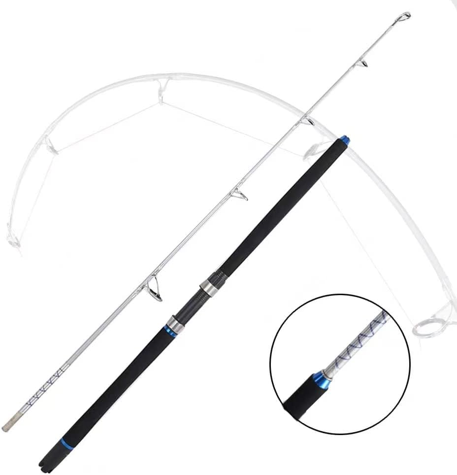 2 Sections Saltwater Trolling Rod Conventional Boat Fishing Pole Spinning Fishing Rod 10-22Kgs image number 5