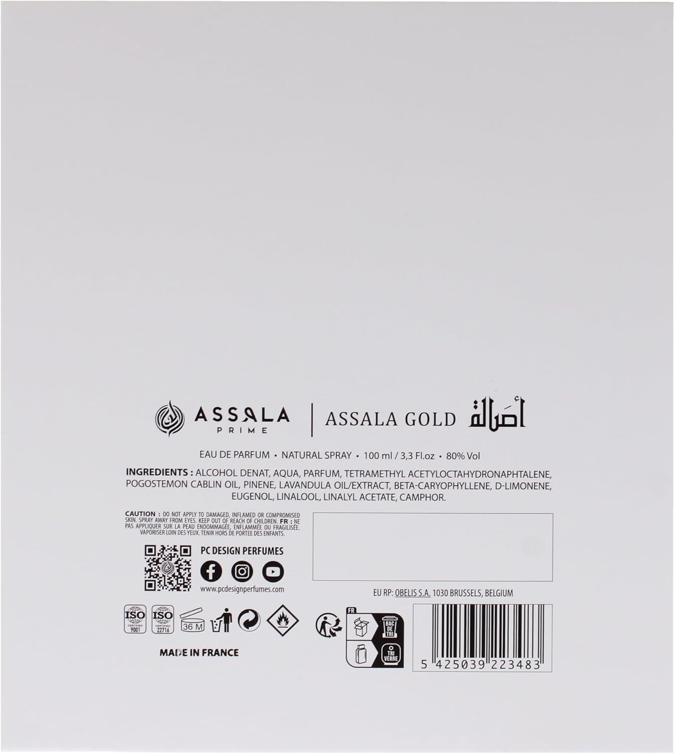 Gold by Assala Prime for Unisex - 3.3 Oz EDP Spray image number 5