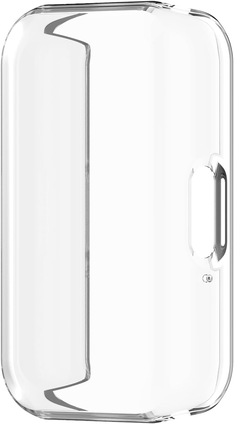 [2 Pack] Haotop TPU Screen Protector Cover Case Compatible with Samsung Galaxy Fit 3 Smartwatch (Black+Clear) - Black+Rose Gold image number 3