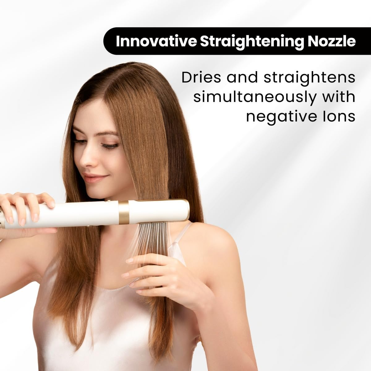 GLAMUP Aircurler 6 in 1 Multi Hair Styler, 110K High-Speed Motor with Coanda Tech Autowrap & Hair Dryer Brush &ndash; Drying, Curling, Volumizing, Straightening with Magic Styler