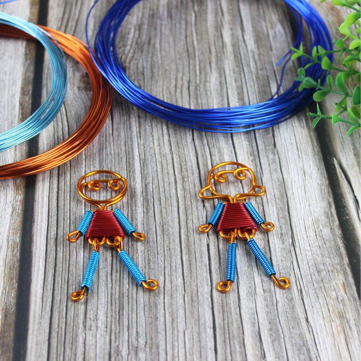 14 Rolls Colored Aluminum Craft Wire 1Mm Flexible Metal Artistic Floral Jewelry Beading Wire for DIY Jewelry Craft Making, Each Roll 32.8 Feet, 14 Colors image number 4