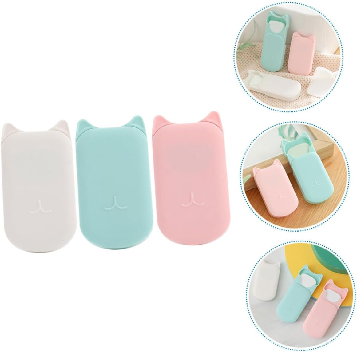 Healeved Travel Hand Soap Sheets Mini Soap Flakes for Camping Hiking Business Trips