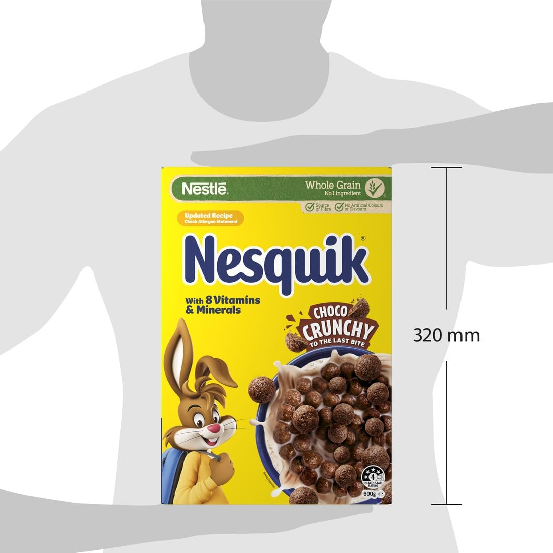 Nestle Nesquik Breakfast Cereal, 600 G
