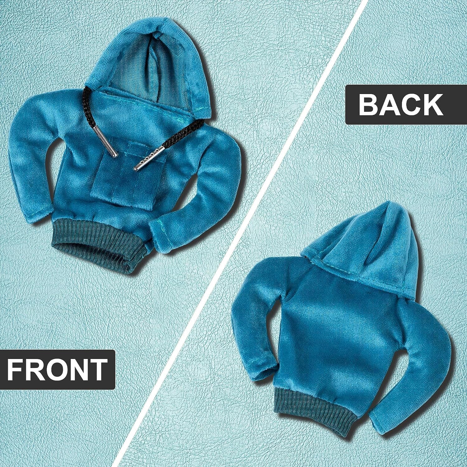 2 PCS Car Gear Shift Cover, Funny Sweater Hoodie for Gearshift, Shift Cover for Car, Universal Soft Shift Knob Cover Interior Decor Accessories Car Shifter image number 4