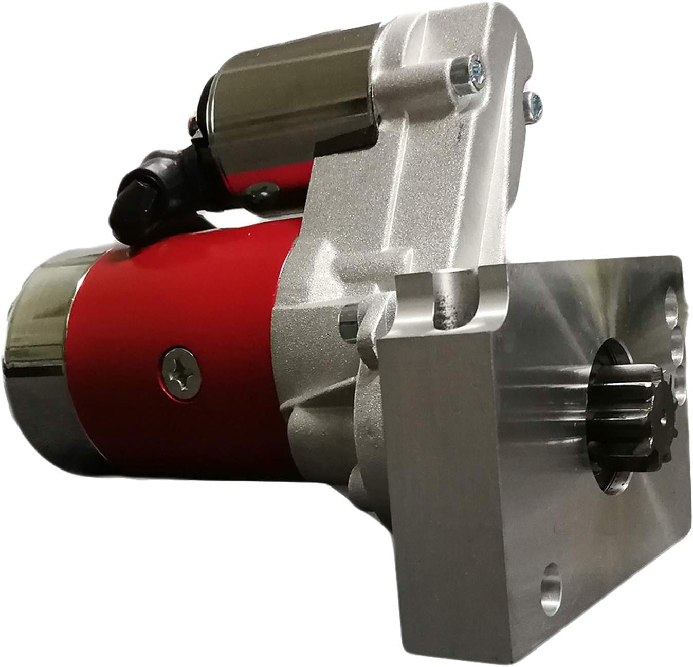 3HP 2.5KW Super High Torque Light Weight Mini Starter for SBC BBC GM Chevy 305 350 454 18493 (Red)