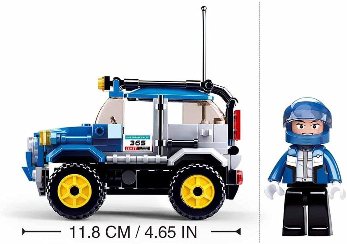 Sluban M38-B0663C Car Club Offroad 146 Pieces, Multi-Colour image number 1