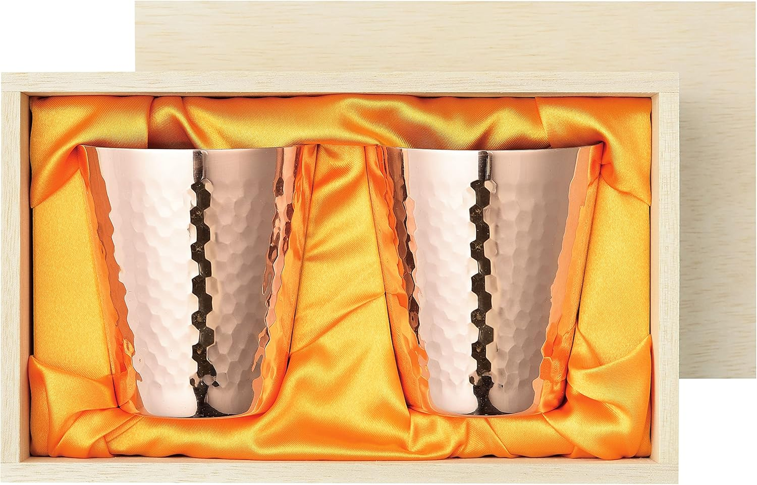 Castle Enterprises Asahi High Quality Copper Cup Pure Copper Lock Cup 2PC Set Gift Set Gift Package