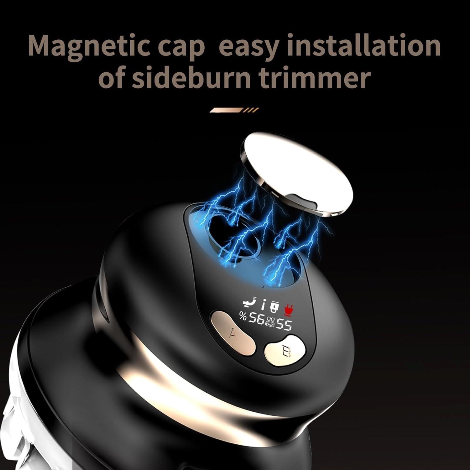 Cordless Self Hair Clippers for Men, Waterproof Electric Hair Trimmer for Short Hair, Easy Home Haircut Grooming Kit image number 1