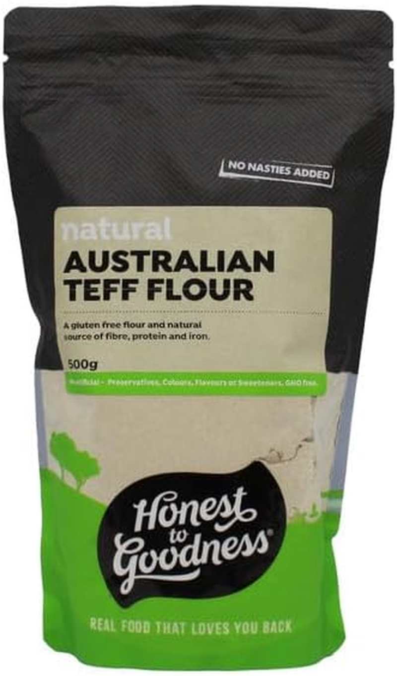 Honest to Goodness, Australian Teff Flour, 500Grams - a Nutritious and Sustainable Gluten-Free Flour. Made from Ivory Teff Grain. Australian Grown 100%. image number 5