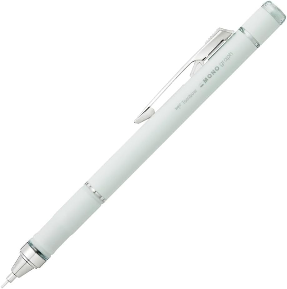 Tombow Mechanical Pencil, 0.5Mm, MONO Monograph Grip (Soft Fit Grip for Anti-Fatigue), Ivory DPA-151A