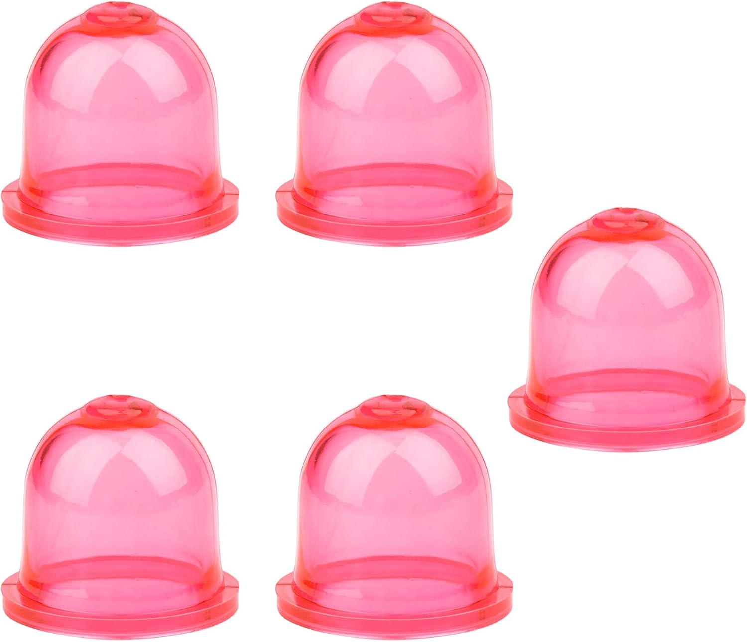 5Pcs Primer Bulb Carburetor, Red Carburetor Primer Bulbs Replacement Fuel Primer Bulb Compatible with Zama 0057003 0057004 0057025 for Trimmers& Leaf Blowers image number 1