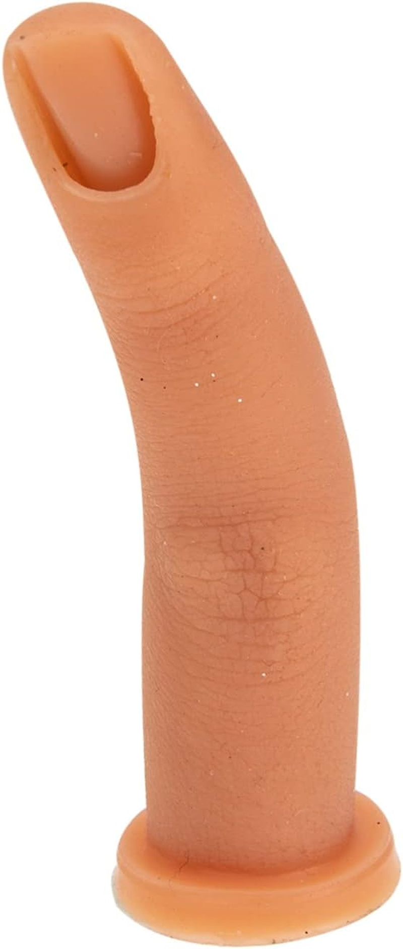 Healeved Nail Art Training Fake Finger to Practice Realistic Nail Practice Hand Sturdy Silicone Prosthetic