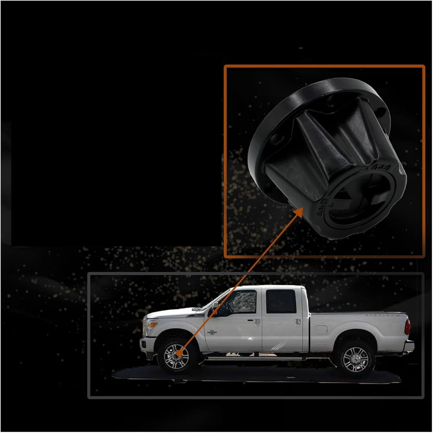 VMDWAQ Fit for SUZUKI Vitara Escudo Sidekik SJ410 SJ413 Samurai Sierra Gran JIMNY Free Wheel Locking Hubs B030 AVM538 1 Piece X image number 5