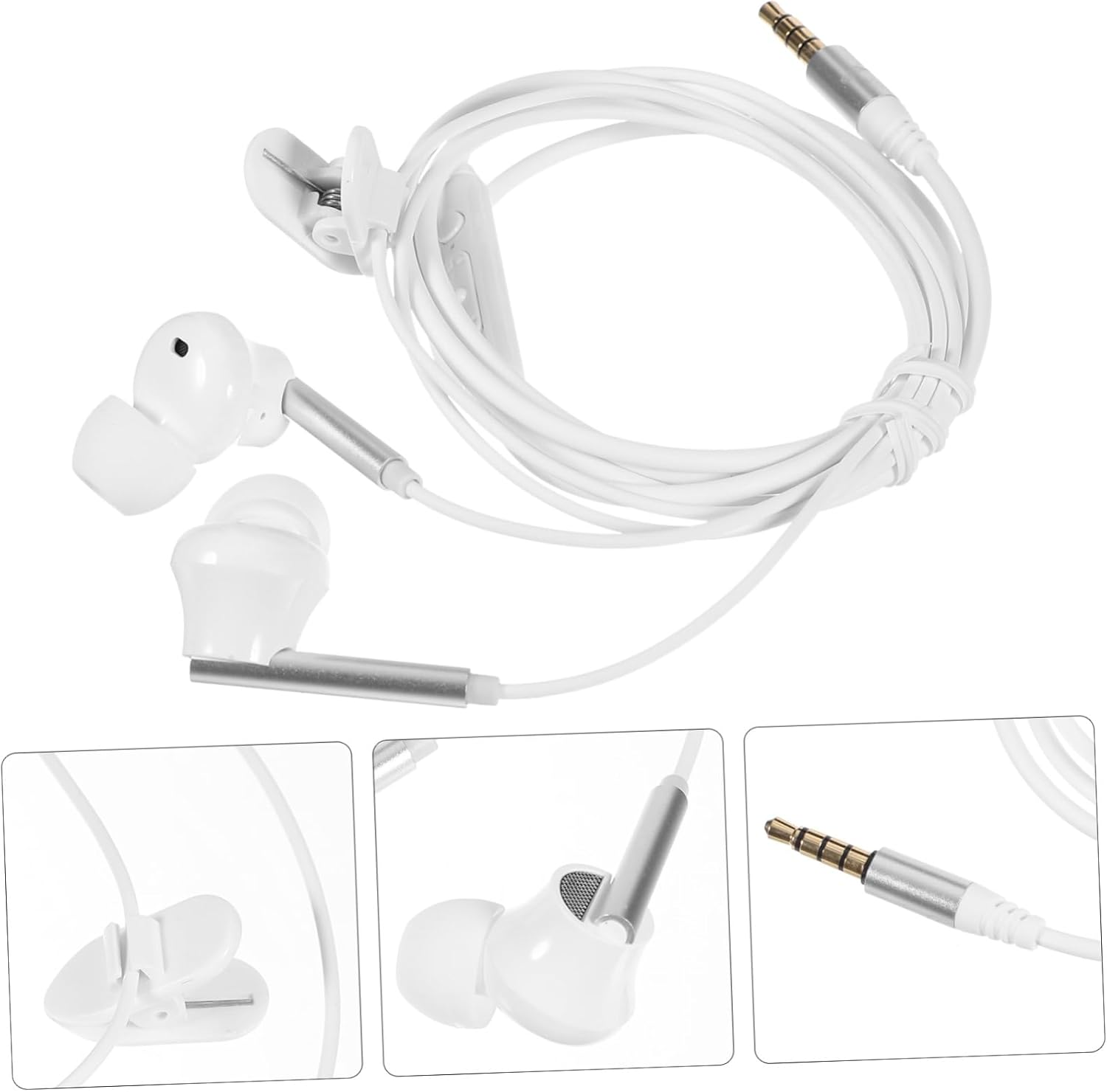 OKUMEYR High Definition Sports Earbuds with Microphone Wired Earphones for Phone Calls Immersive Audio Compatible with Tablets Computers Stylish Design for Active image number 4
