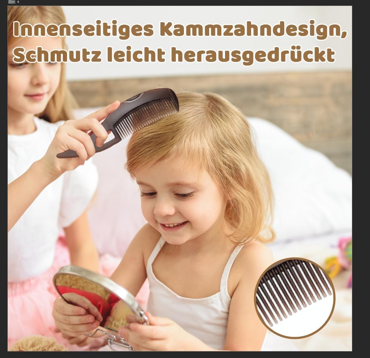 Women'S Hair Clips, Dandruff Comb and Hair Clip, Flat, Pack of 10 Flat Hair Clips for Scalp Care, Ideal for Travel and Daily Hair Care