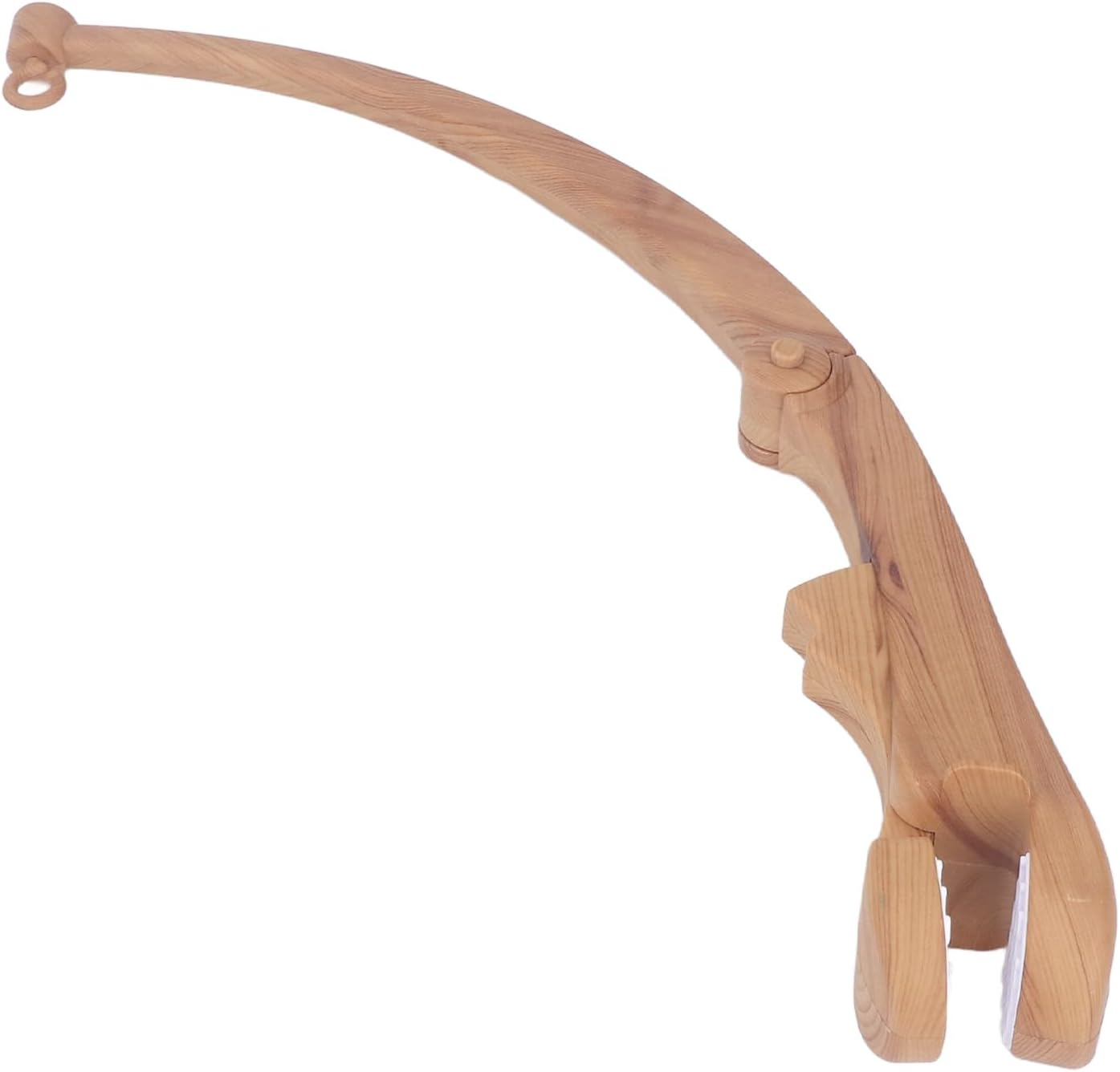 Stable Crib Mobile Arm Imitation Wood Grain Foldable Crib Mobile Holder Arm for Toys Attachments, Easy to Carry in Nursery Premium Plastic Material image number 6