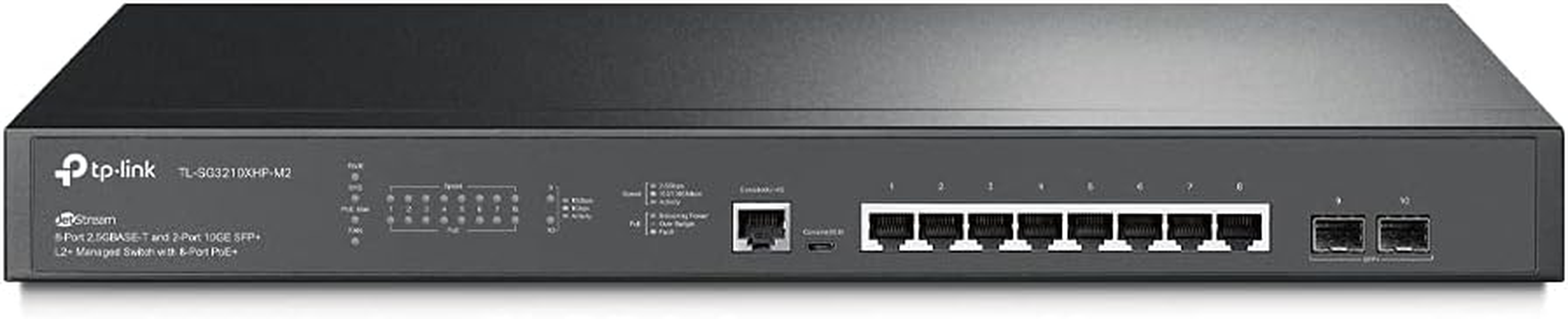 Tp-Link TL-SG3210XHP-M2 | Jetstream 8 Port Multi-Gigabit L2+ Managed Poe Switch | 8 Poe+ Port @240W, 2 X 10G SFP+ Slots | 2.5G Bandwidth | Omada SDN Integrated | Ipv6 | Limited Lifetime Protection image number 3
