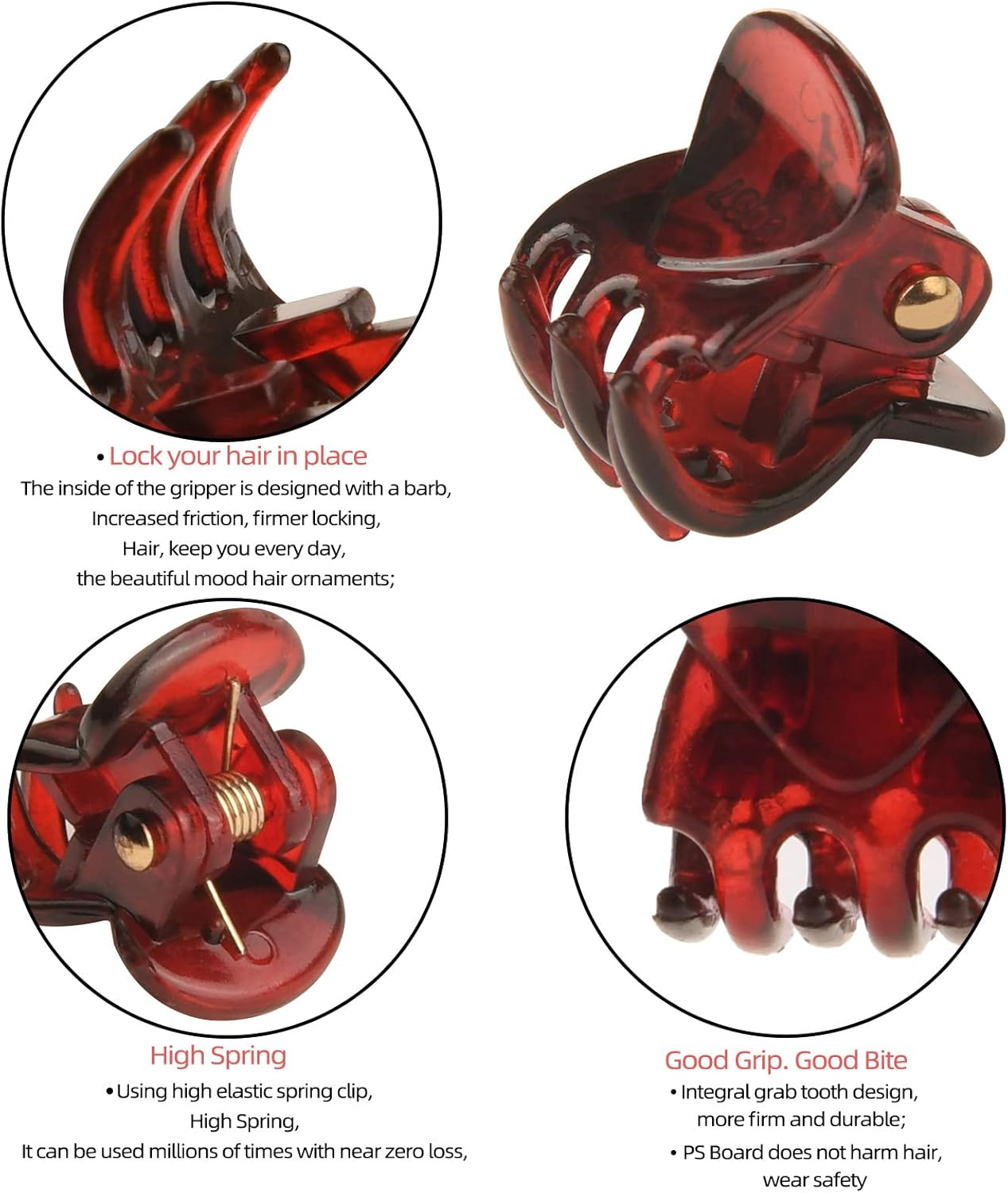 Mini Hair Gripper Small for Girls and Women image number 5