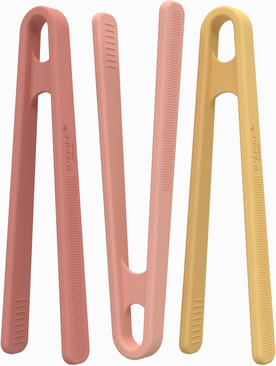 Inspire My Play 3 X Coral Kids Tweezers for Fine Motor Skills - Toy Tongs for Children - Pincer Grip Toys - Sensory Toys and Accessories for Messy Play