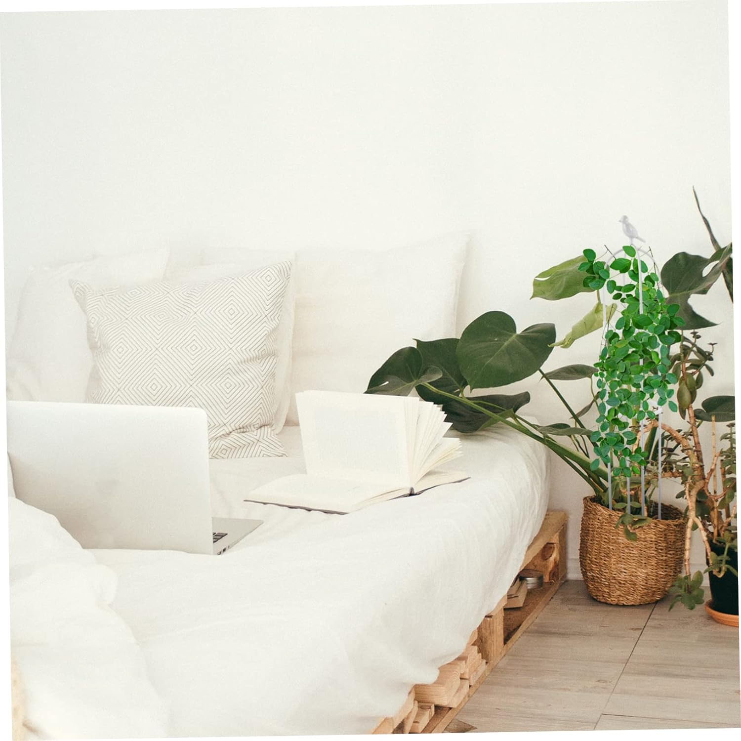 Milisten Plant Climbing Pergola for Garden Shelves Indoor Plant Trellis Gardening Vine Support Rack Weather-Resistant - Black image number 2