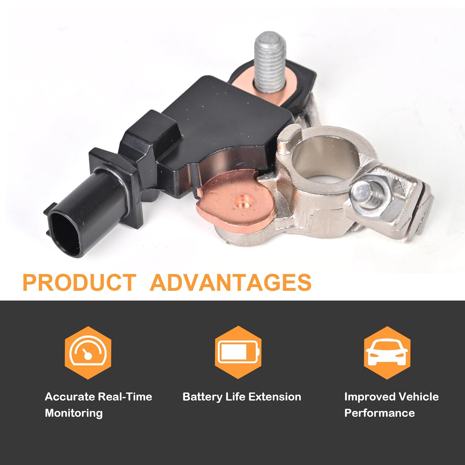 Battery Current Sensor Compatible with Chrysler Dodge Jeep Ram, Battery Sensor Replacement Part, Replaces Number 4692269AI