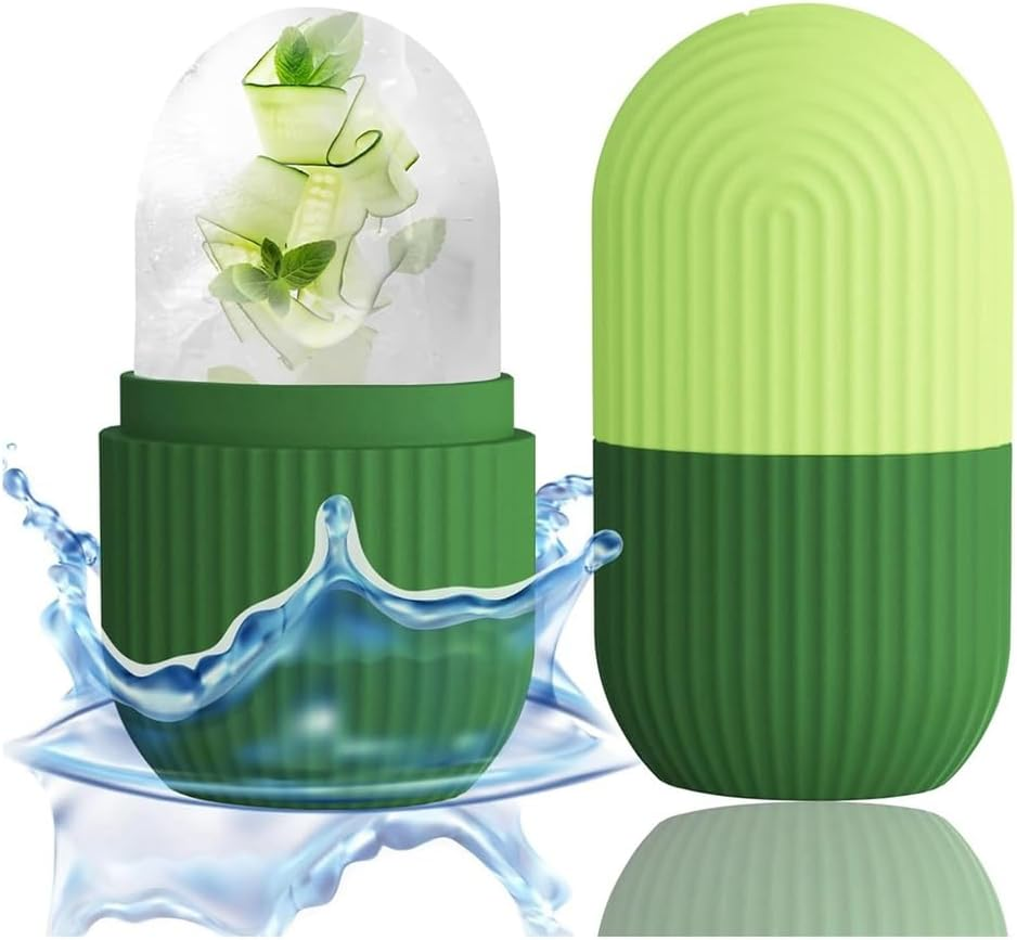 Square Ice-Cube Mold Ice-Cube Roller for Face,Eyes and Neck Naturally Conditioning and Skin Care,De-Puff Eye Bags B image number 4