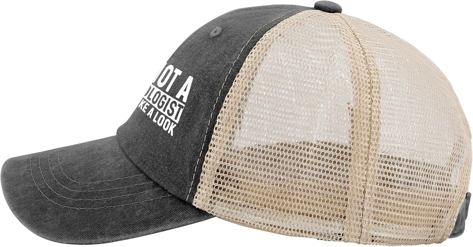 I'M Not a Gynecologist but I'Ll Take a Look Trucker Hat Men Trendy Mesh Hats for Summer image number 3