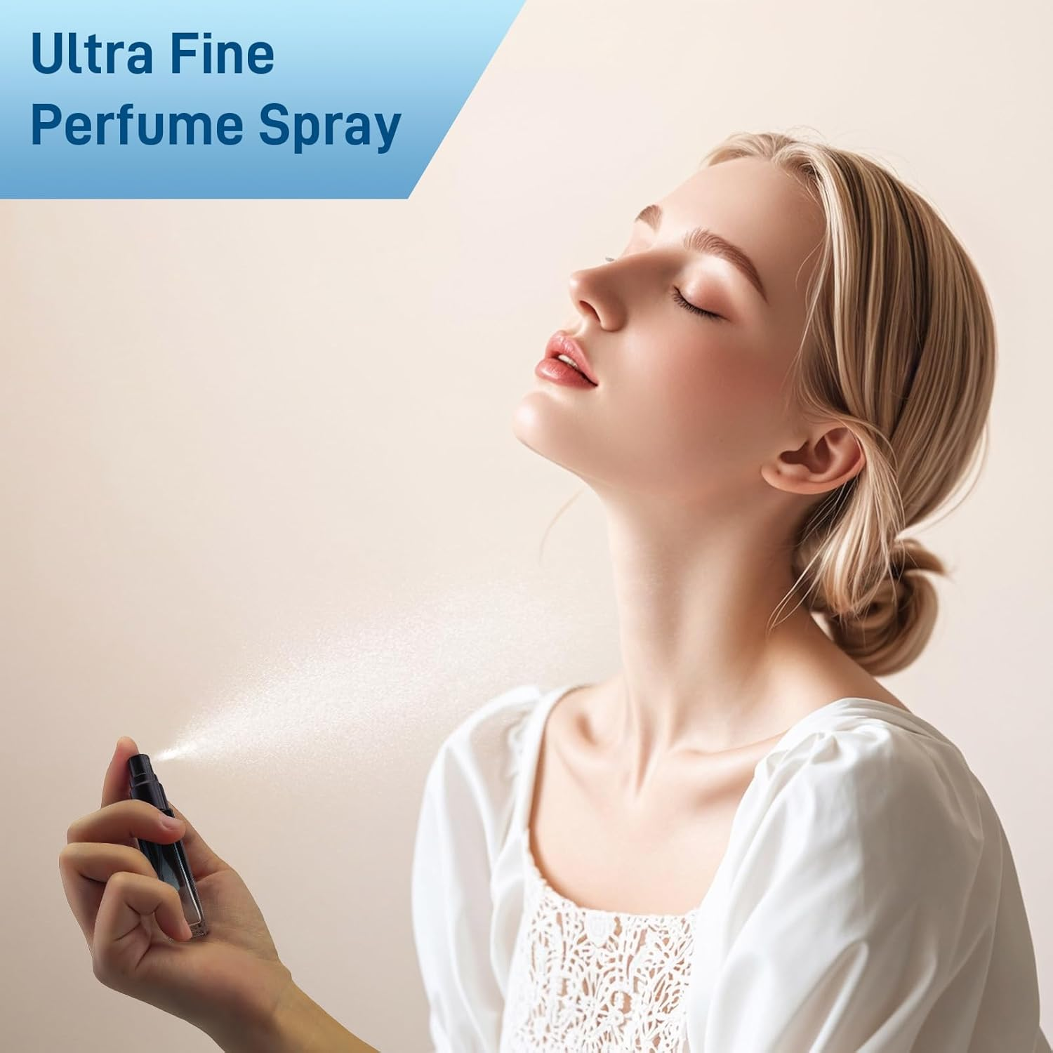 Qlyyea Perfume Atomiser for on the Go Pack of 3 20 Ml Perfume Refills, Perfume Atomiser Refillable for Walks, Travel and Going Out