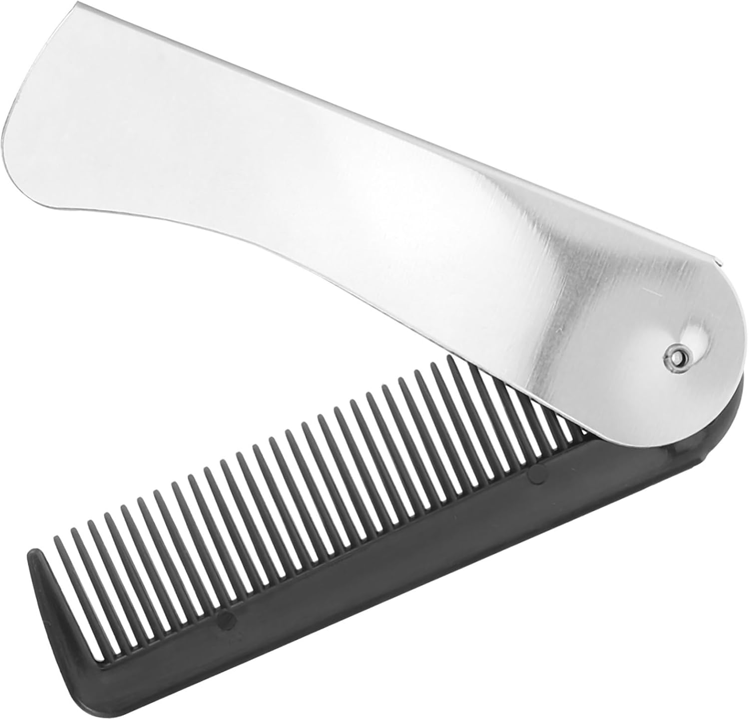 OHPHCALL Folding Hair Comb for Men Women Portable Mini Comb for Travel Office Car image number 6