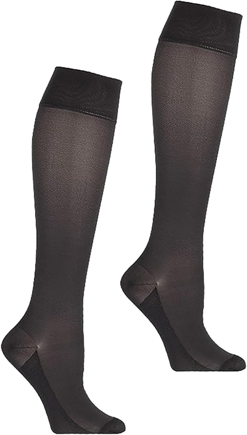 Sheer Relief 60 Denier Cotton Sole Trouser Sock for Active Legs Stocking H33087 image number 1