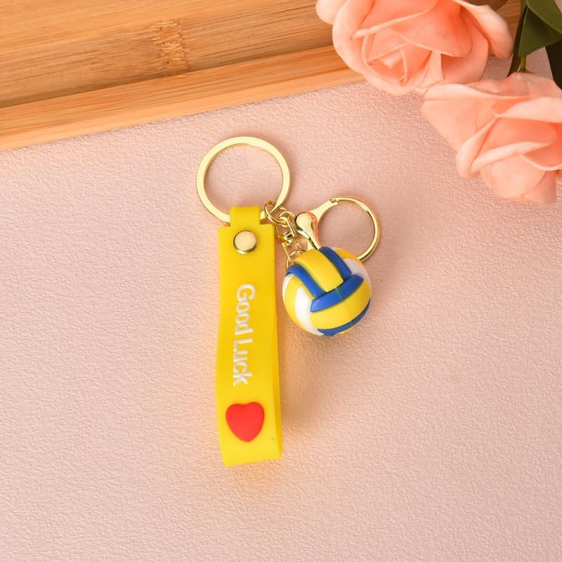 Inspirational Birthday Gifts for Basketball Soccer Football Baseball Softball Player Keychain Gifts for Sports Lover Keychians - Tennis Keychain image number 5