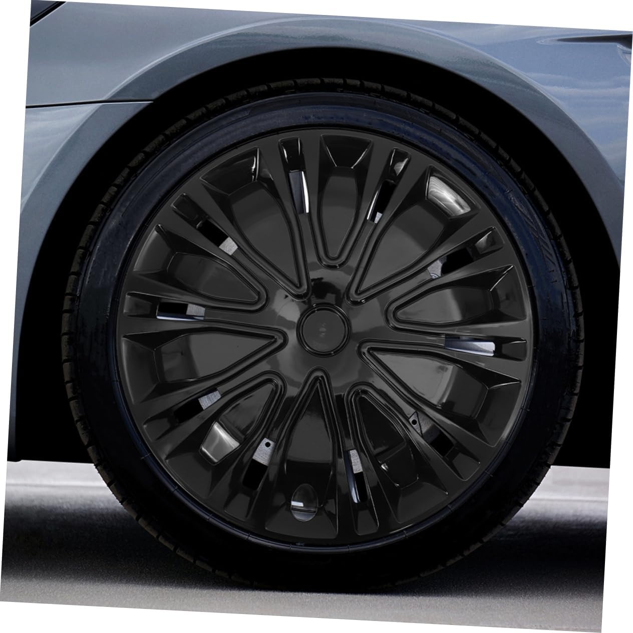 VINTORKY Car Rim Hubcap Cover Decorative Wheel Hub Caps for Automotive Wheel Hub Covers image number 2