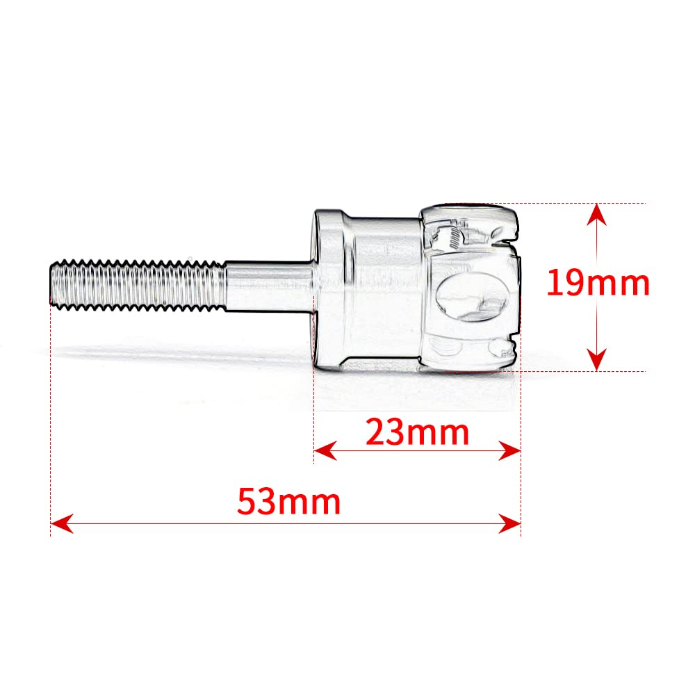 Modeer Motorcycle CNC Rear Seat Bolt Mount Screw Removal Tool-Less Quick Release Replacement for BMW R NINE T/R NINE T Racer/R NINE T PURE/R Nine T Scrambler 2014-2022 Accessories (Black) image number 1